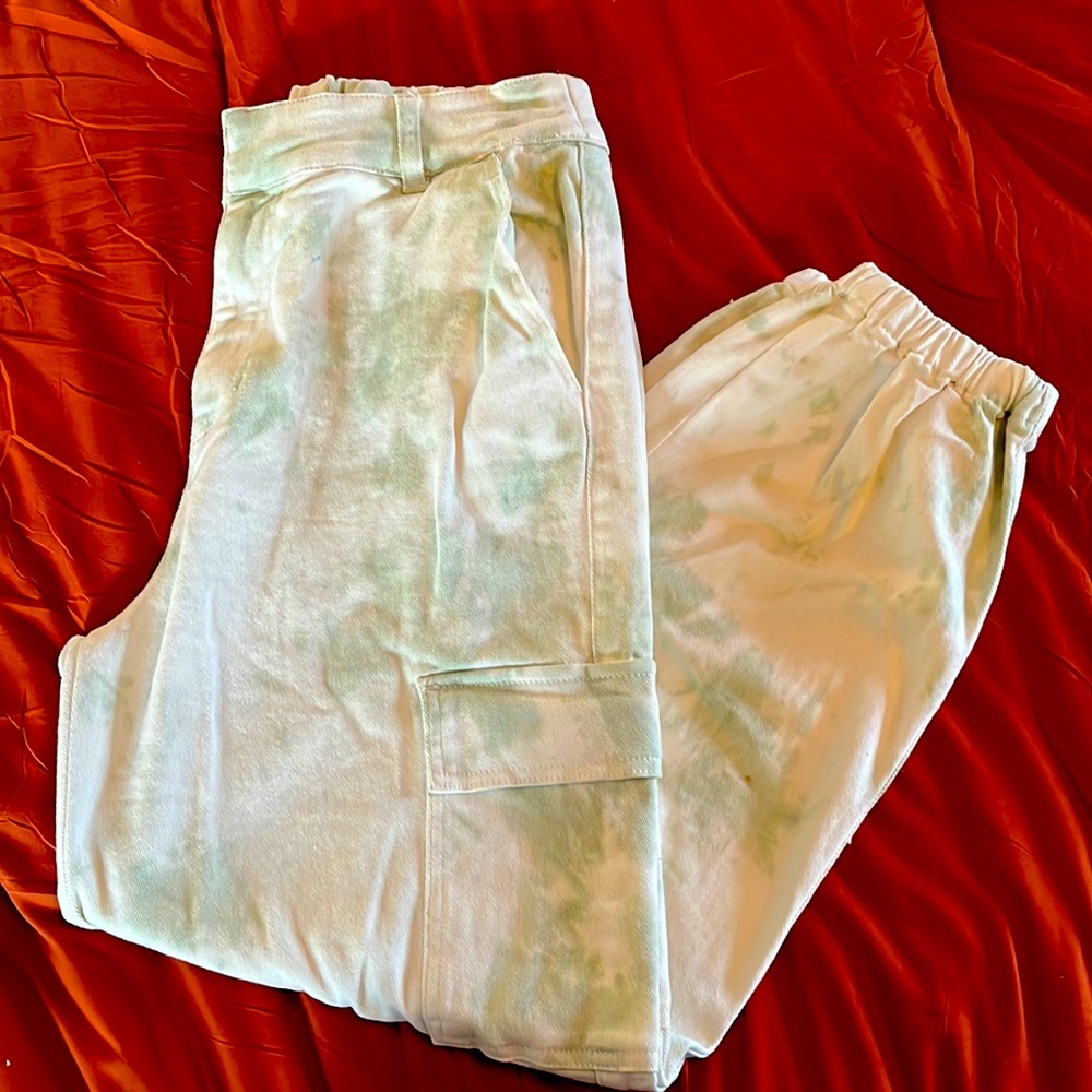 Tie dye jeans